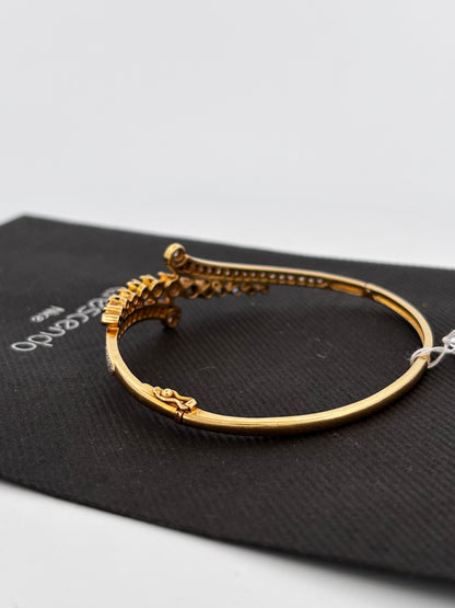 Bracelet saphir diam gold