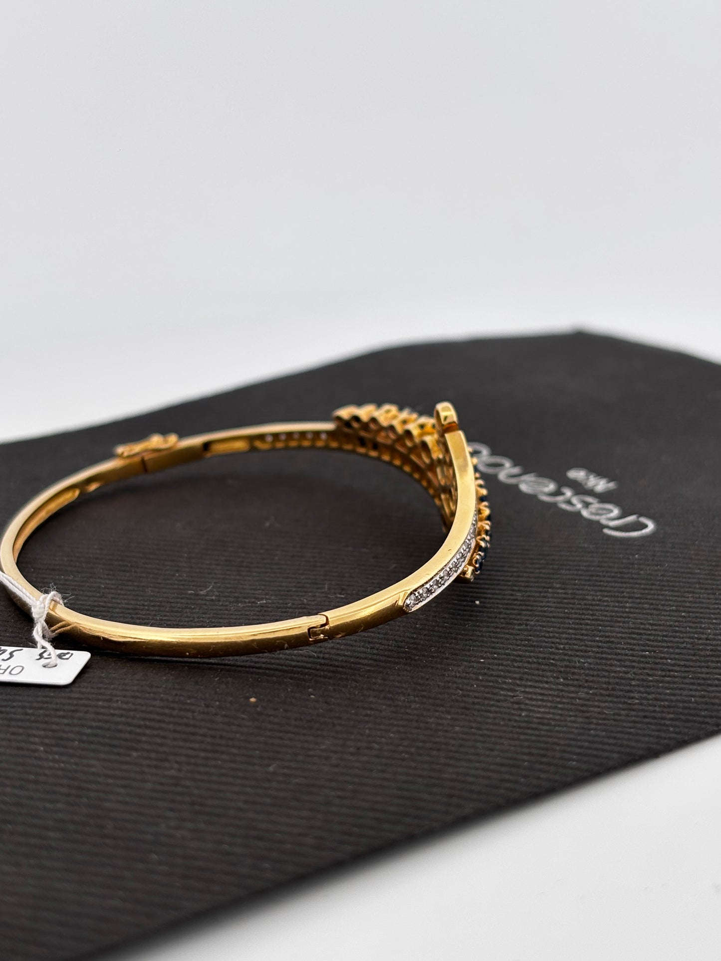 Bracelet saphir diam gold