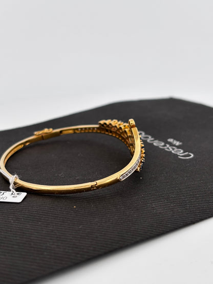 Bracelet saphir diam gold