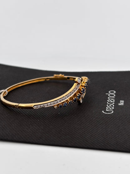 Bracelet saphir diam gold