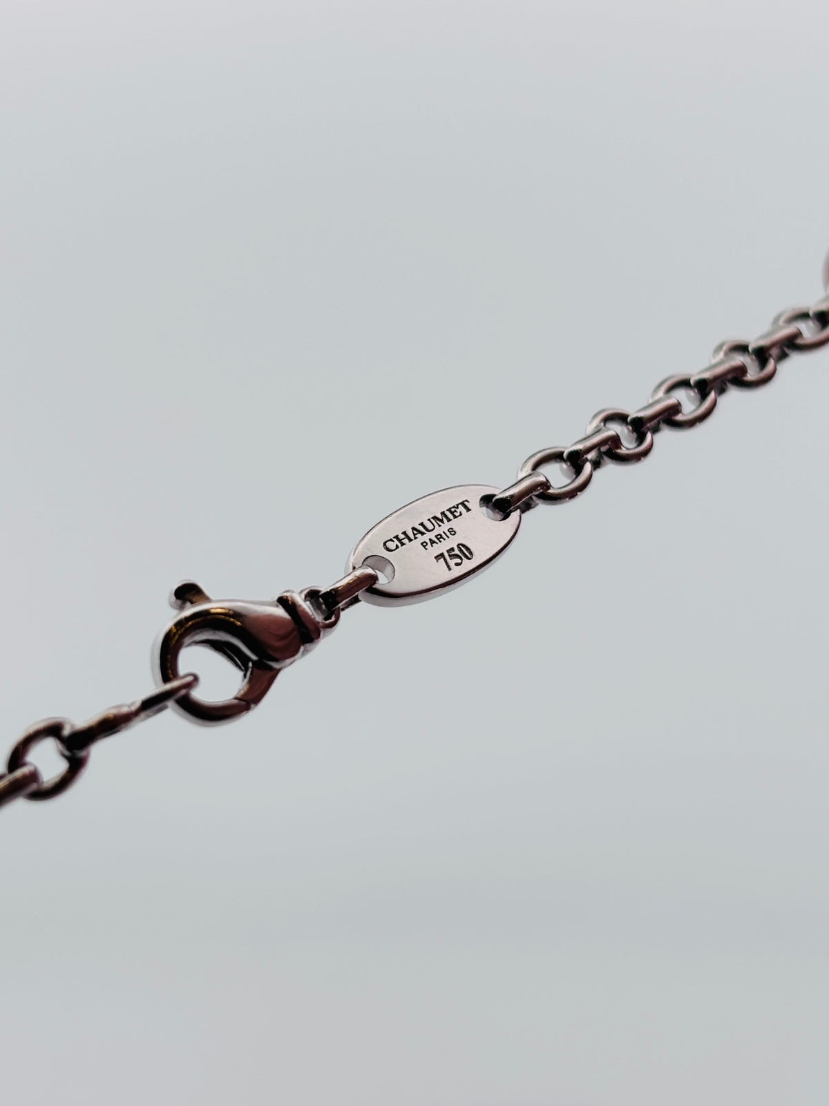 Chaumet Liens Heart Pendant Necklace – 18K White Gold & Diamonds