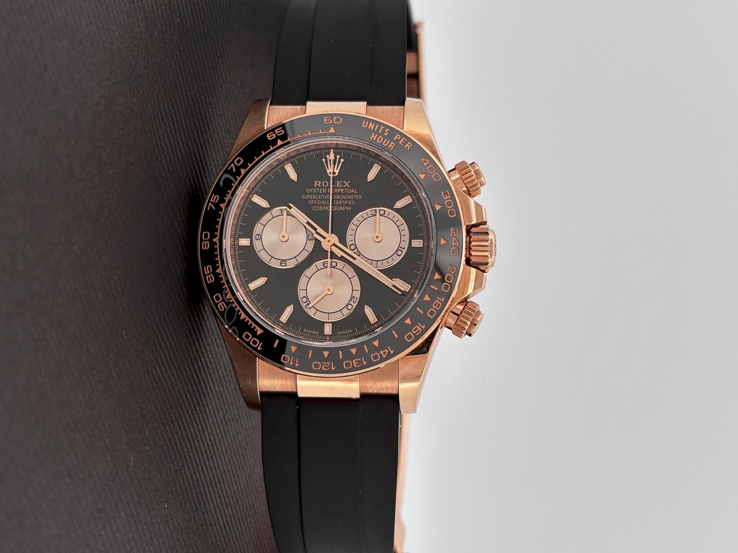 ROLEX – Daytona "Everose Gold" | Chronographe Cosmograph | Or rose 18K | Bracelet Oysterflex