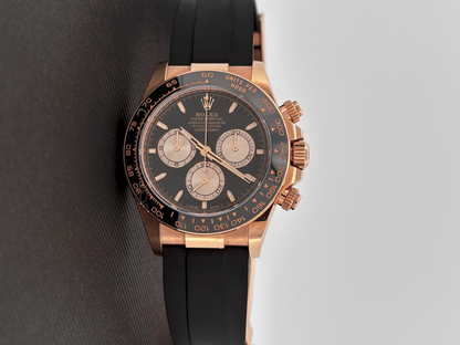 ROLEX – Daytona "Everose Gold" | Chronographe Cosmograph | Or rose 18K | Bracelet Oysterflex