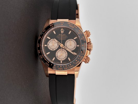 ROLEX – Daytona "Everose Gold" | Chronographe Cosmograph | Or rose 18K | Bracelet Oysterflex
