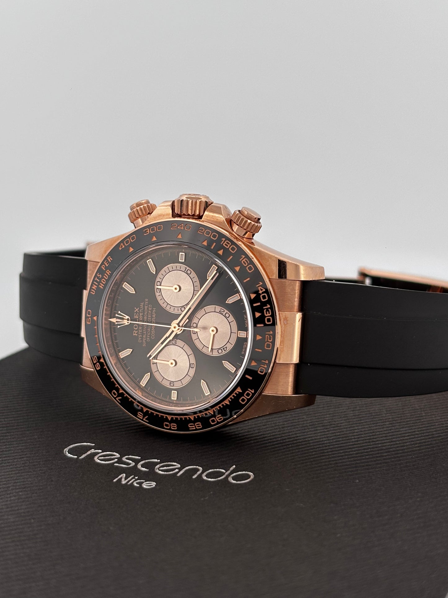 ROLEX – Daytona "Everose Gold" | Chronographe Cosmograph | Or rose 18K | Bracelet Oysterflex