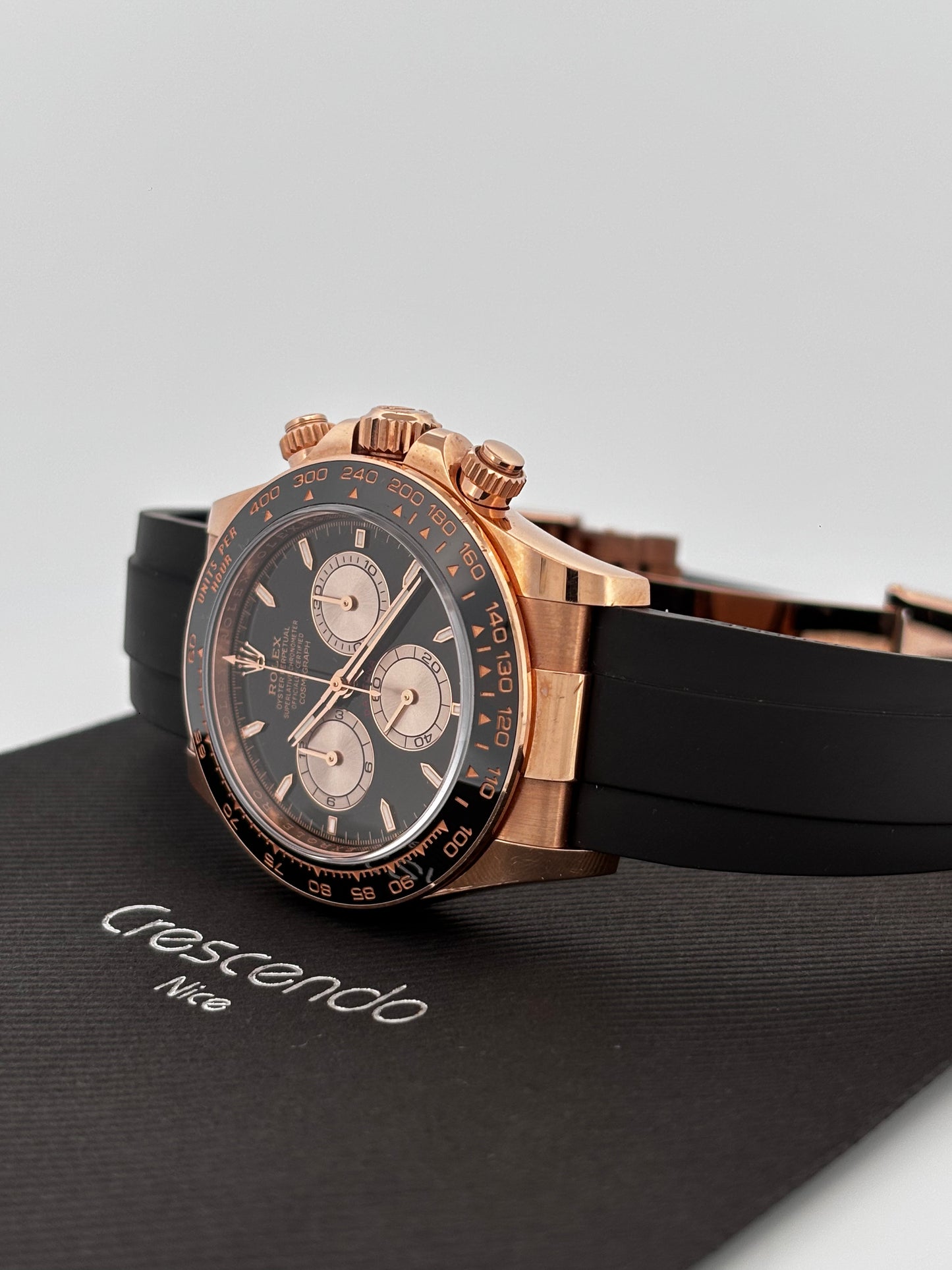 ROLEX – Daytona "Everose Gold" | Chronographe Cosmograph | Or rose 18K | Bracelet Oysterflex