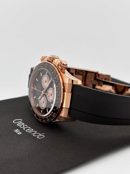 ROLEX – Daytona "Everose Gold" | Chronographe Cosmograph | Or rose 18K | Bracelet Oysterflex