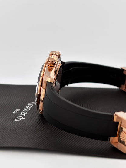 ROLEX – Daytona "Everose Gold" | Chronographe Cosmograph | Or rose 18K | Bracelet Oysterflex