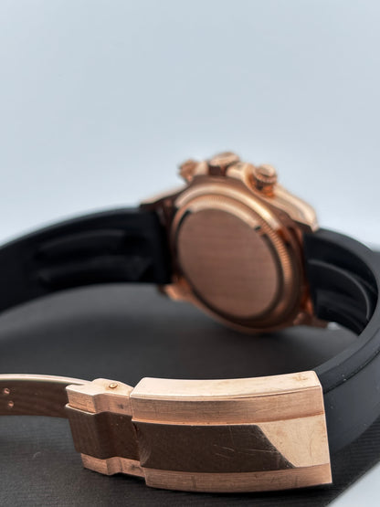 ROLEX – Daytona "Everose Gold" | Chronographe Cosmograph | Or rose 18K | Bracelet Oysterflex