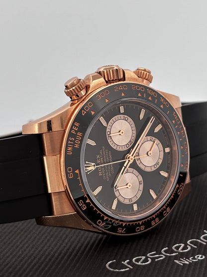 ROLEX – Daytona "Everose Gold" | Chronographe Cosmograph | Or rose 18K | Bracelet Oysterflex