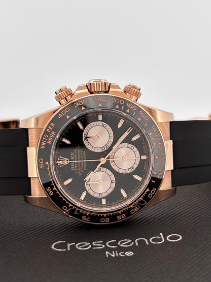 ROLEX – Daytona "Everose Gold" | Chronographe Cosmograph | Or rose 18K | Bracelet Oysterflex