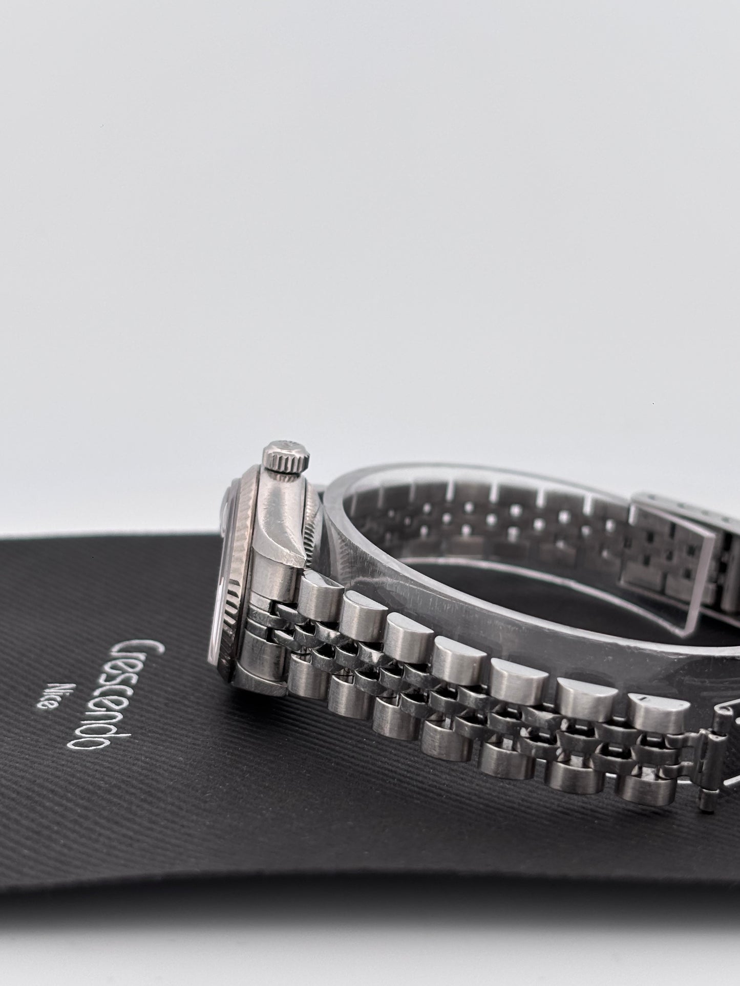 ROLEX | Lady-Datejust | Acier & Or blanc 18K | Cadran gris diamant | Bracelet Jubilée