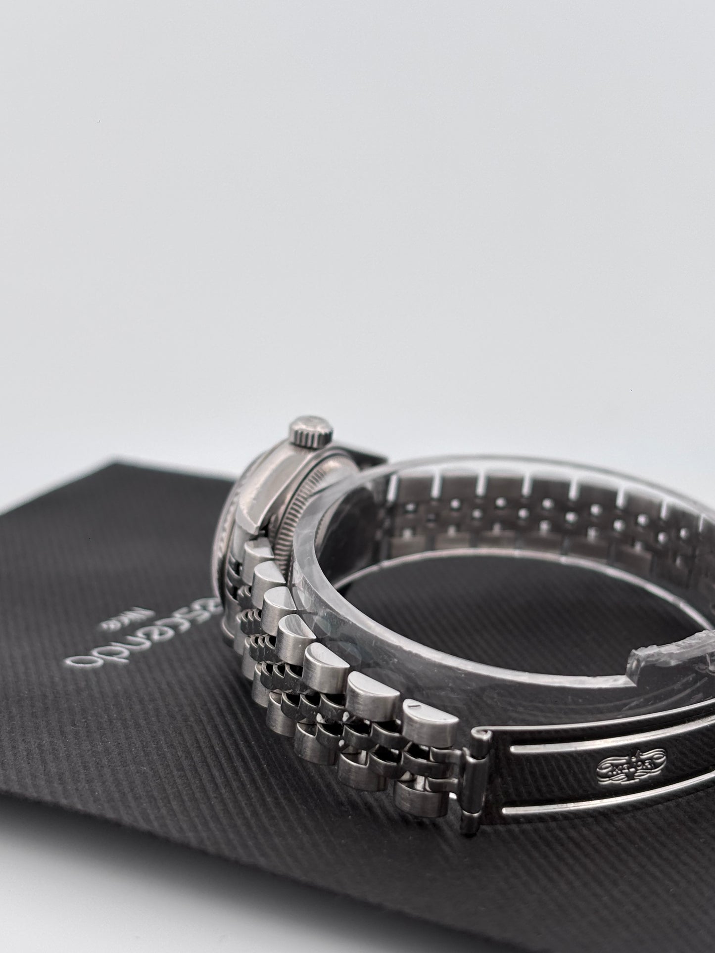 ROLEX | Lady-Datejust | Acier & Or blanc 18K | Cadran gris diamant | Bracelet Jubilée