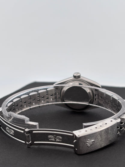 ROLEX | Lady-Datejust | Acier & Or blanc 18K | Cadran gris diamant | Bracelet Jubilée