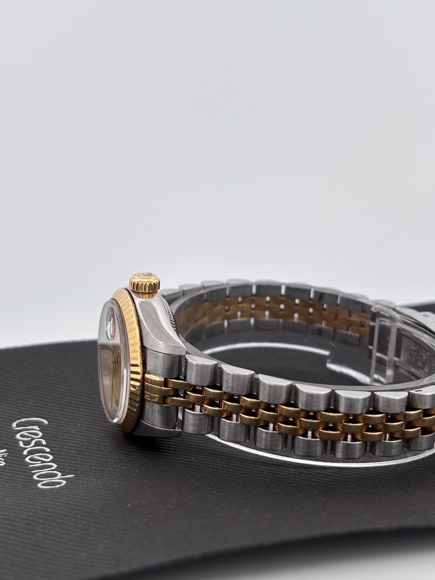 ROLEX – Lady-Datejust | Or jaune & Acier | Cadran Champagne Diamants | Bracelet Jubilé