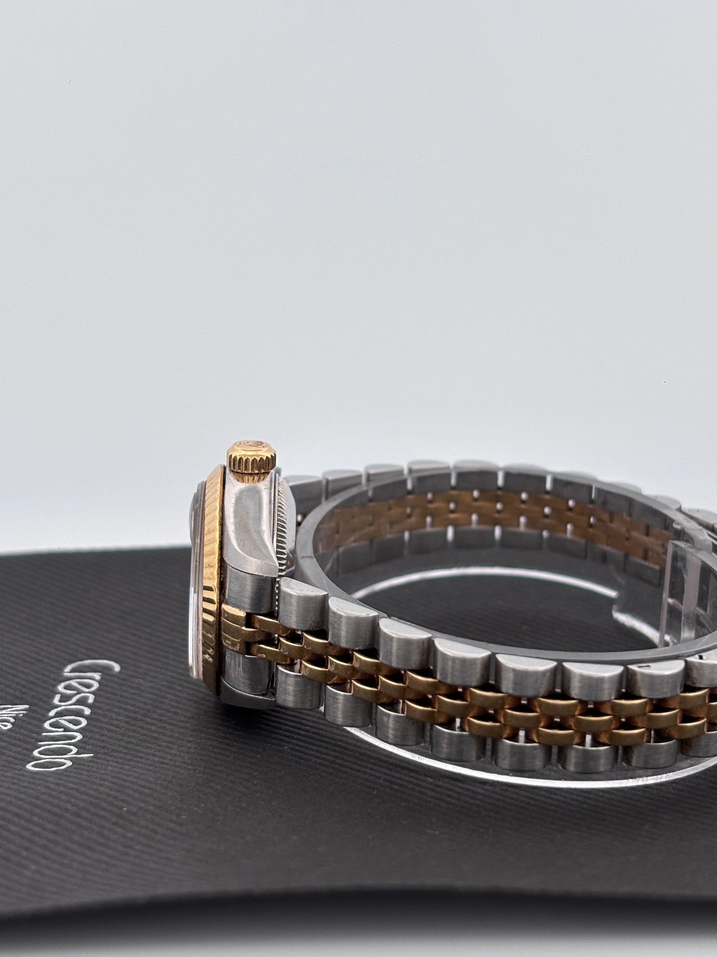 ROLEX – Lady-Datejust | Or jaune & Acier | Cadran Champagne Diamants | Bracelet Jubilé