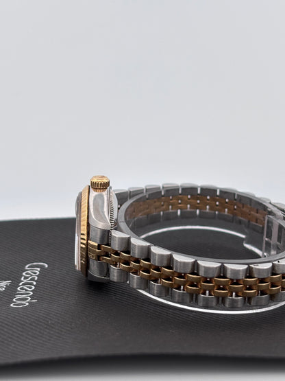 ROLEX – Lady-Datejust | Or jaune & Acier | Cadran Champagne Diamants | Bracelet Jubilé