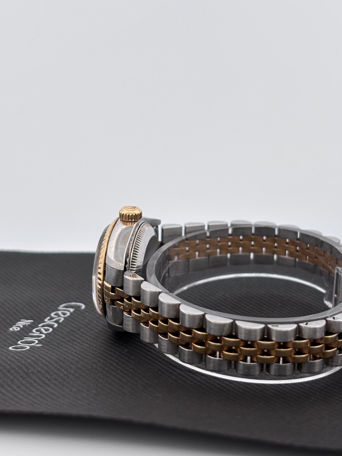 ROLEX – Lady-Datejust | Or jaune & Acier | Cadran Champagne Diamants | Bracelet Jubilé