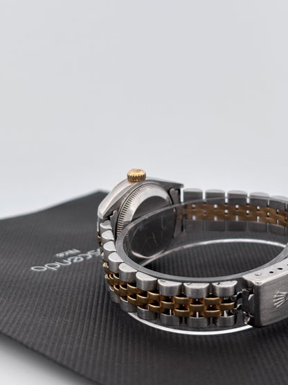 ROLEX – Lady-Datejust | Or jaune & Acier | Cadran Champagne Diamants | Bracelet Jubilé