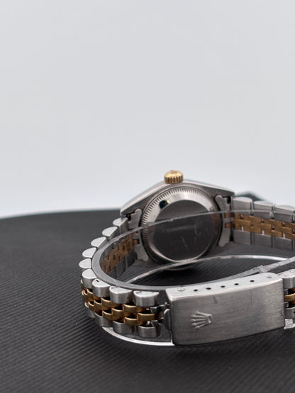 ROLEX – Lady-Datejust | Or jaune & Acier | Cadran Champagne Diamants | Bracelet Jubilé