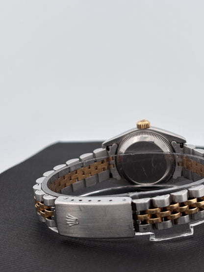 ROLEX – Lady-Datejust | Or jaune & Acier | Cadran Champagne Diamants | Bracelet Jubilé