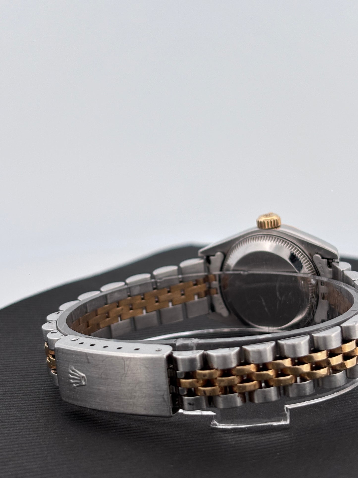 ROLEX – Lady-Datejust | Or jaune & Acier | Cadran Champagne Diamants | Bracelet Jubilé