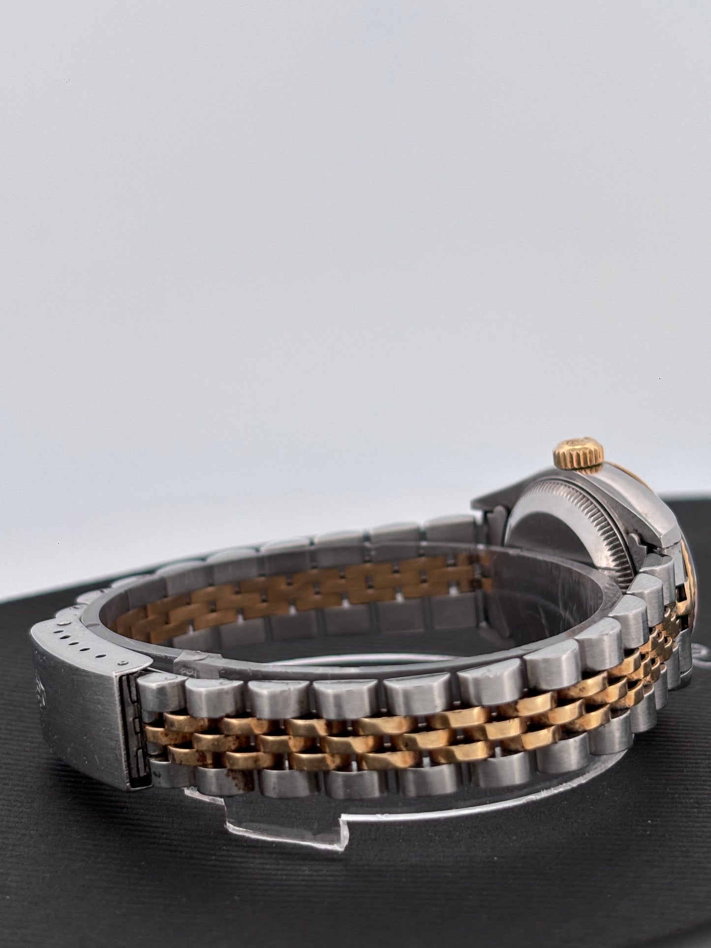 ROLEX – Lady-Datejust | Or jaune & Acier | Cadran Champagne Diamants | Bracelet Jubilé