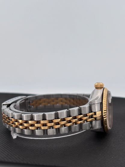 ROLEX – Lady-Datejust | Or jaune & Acier | Cadran Champagne Diamants | Bracelet Jubilé