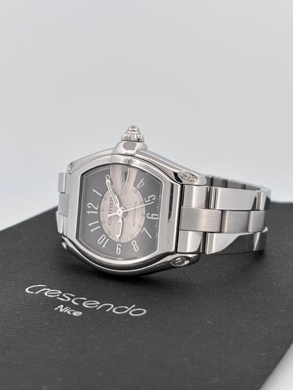 CARTIER – Roadster Automatique | Acier | Cadran gris & anthracite | Bracelet acier