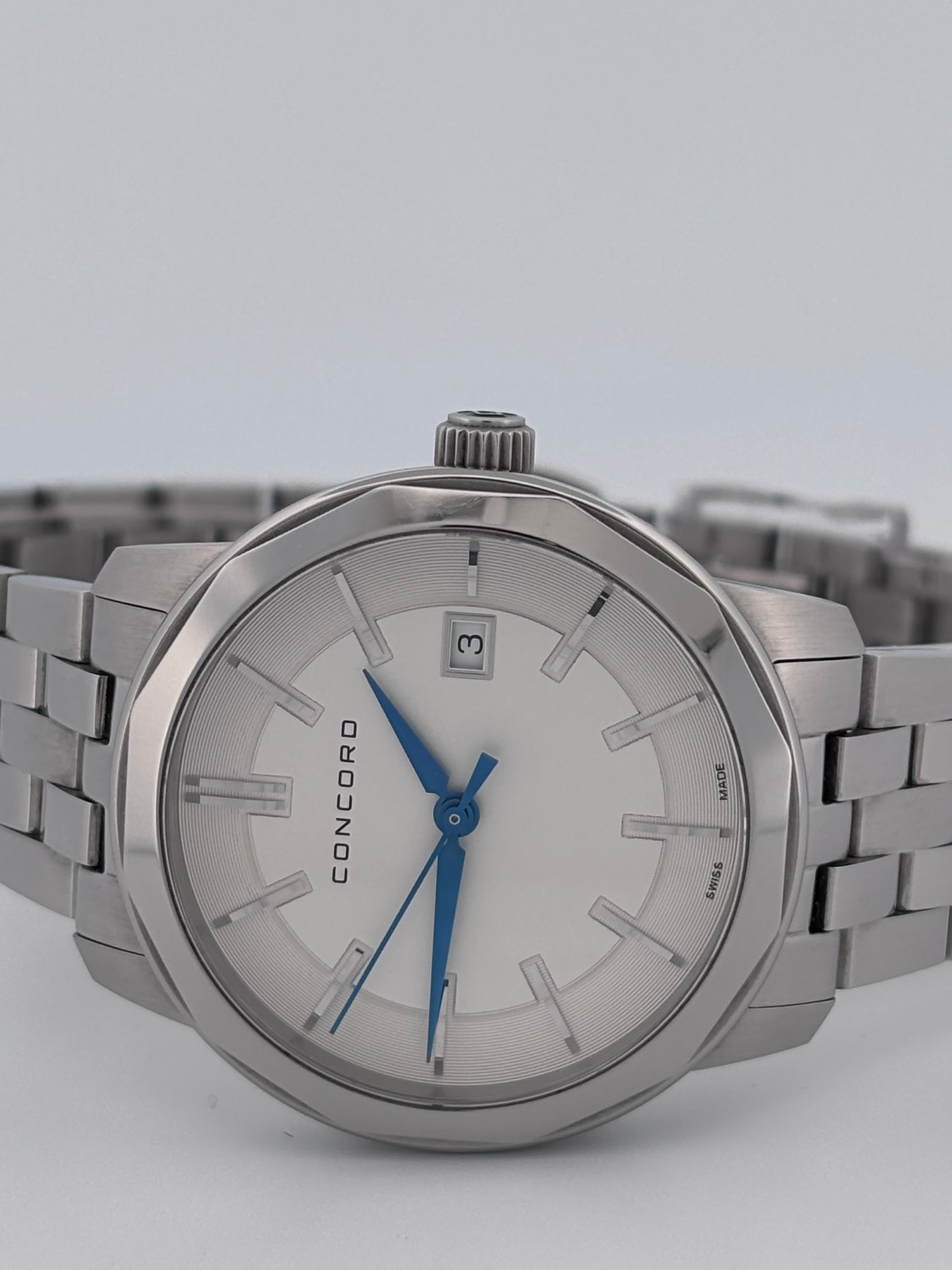 CONCORD – Bennington 31 mm | Quartz | Acier | Aiguilles bleuies