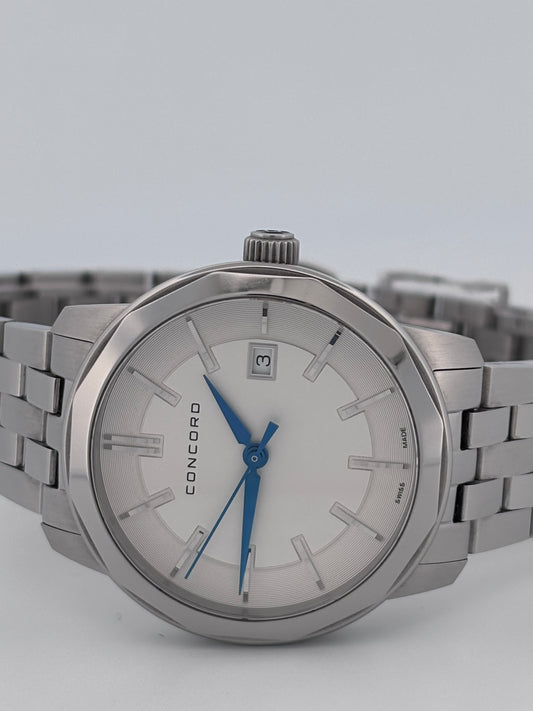 CONCORD – Bennington 31 mm | Quartz | Acier | Aiguilles bleuies