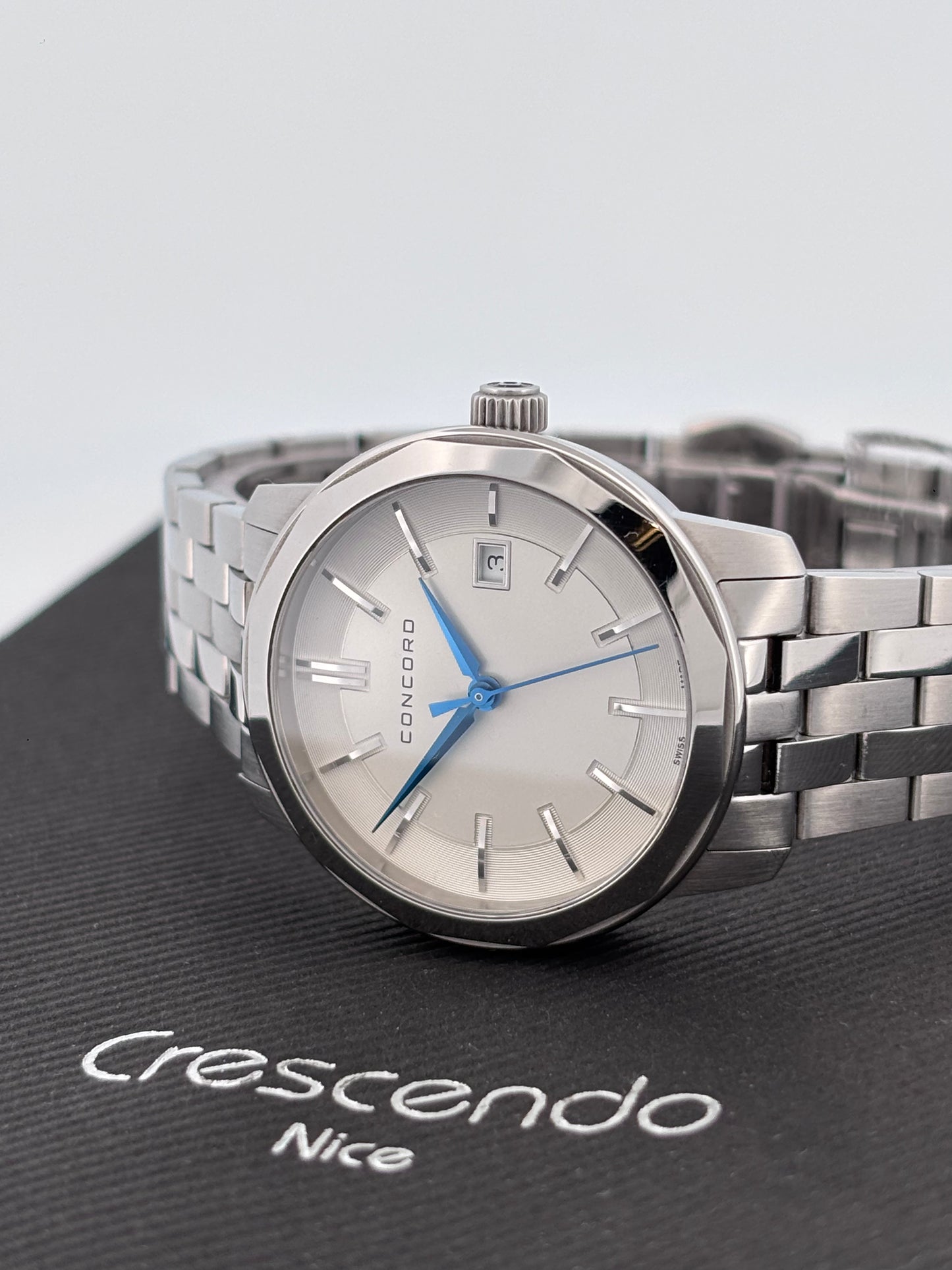 CONCORD – Bennington 31 mm | Quartz | Acier | Aiguilles bleuies