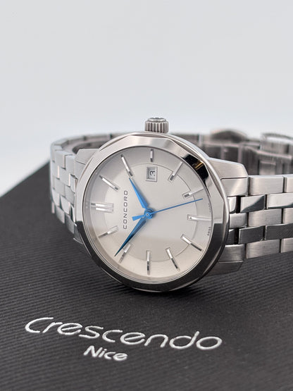 CONCORD – Bennington 31 mm | Quartz | Acier | Aiguilles bleuies