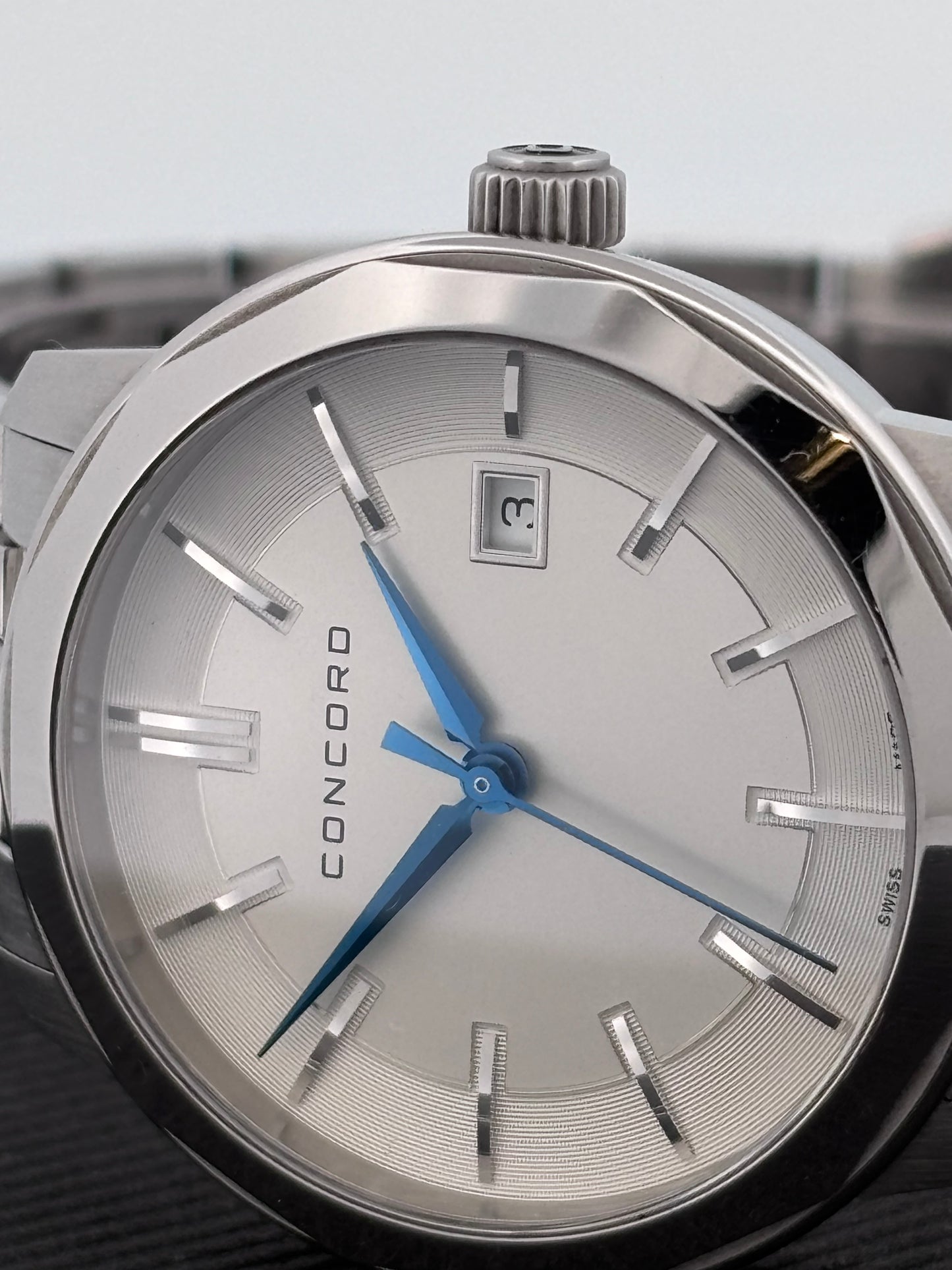 CONCORD – Bennington 31 mm | Quartz | Acier | Aiguilles bleuies