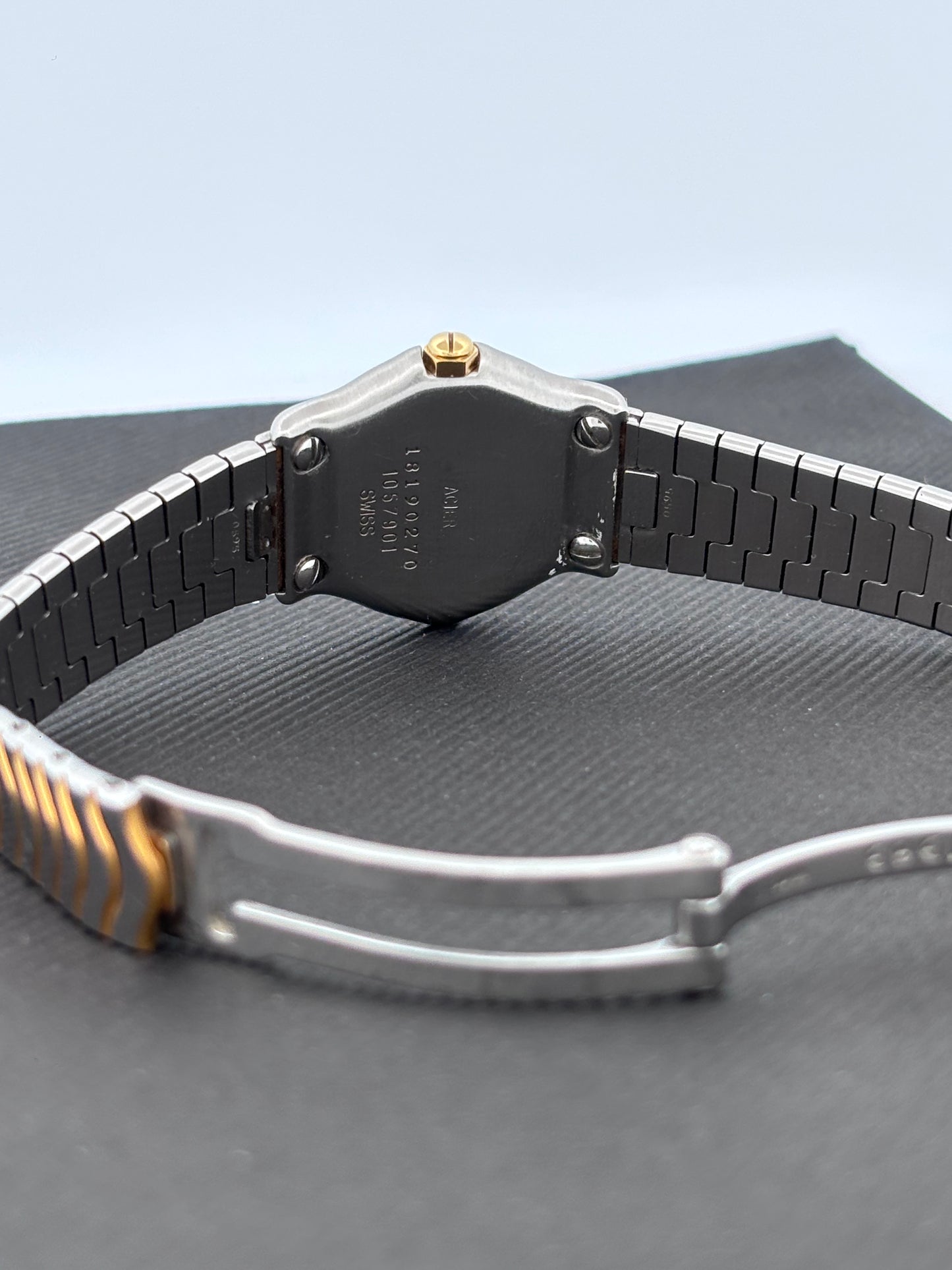 EBEL – Classic Bicolore | Acier & Or jaune | Quartz | Diamants | Bracelet intégré