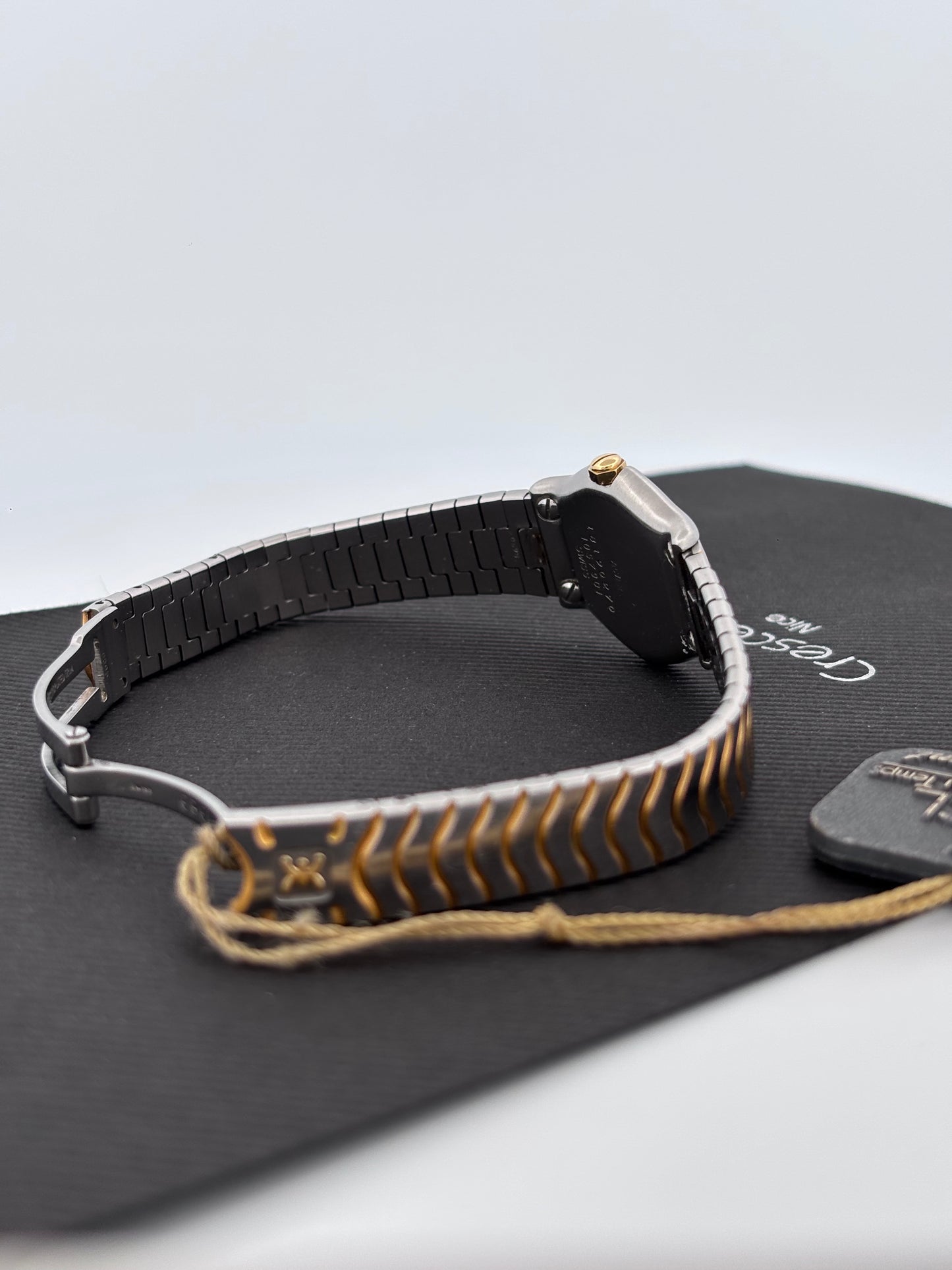 EBEL – Classic Bicolore | Acier & Or jaune | Quartz | Diamants | Bracelet intégré