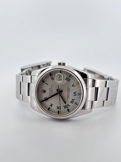 ROLEX – Datejust | Acier | Cadran argent chiffres romains | Automatique