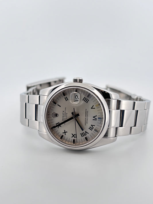 ROLEX – Datejust | Acier | Cadran argent chiffres romains | Automatique