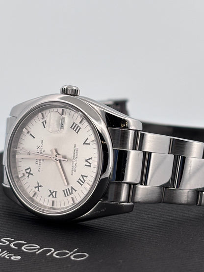 ROLEX – Datejust | Acier | Cadran argent chiffres romains | Automatique