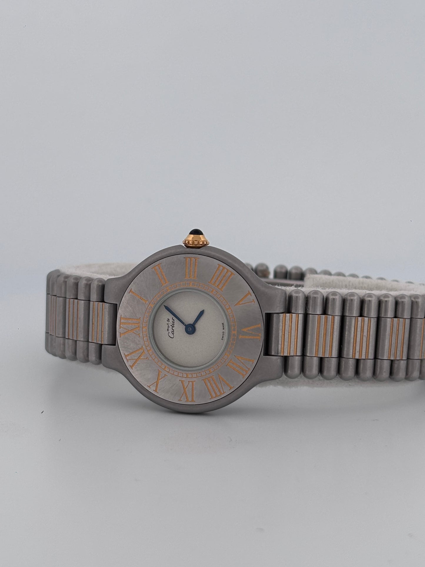 CARTIER – Must 21 | Acier & Or | Quartz | Full Set 1989 | Neuve d’époque