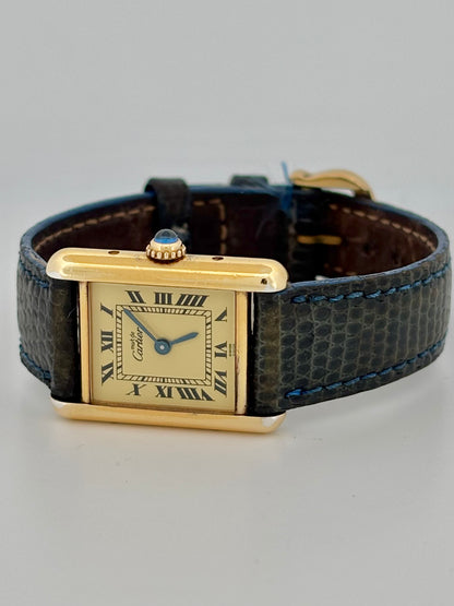 CARTIER – Tank Vermeil Must de Cartier | Vermeil Or 20 Microns | Quartz