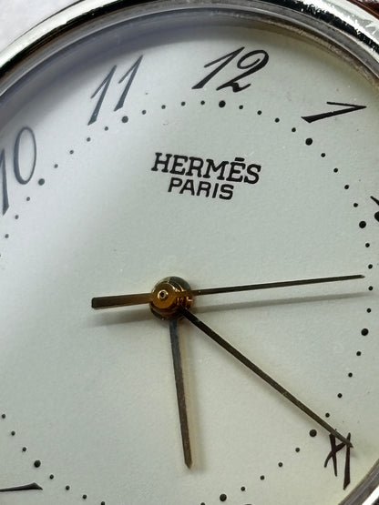 HERMÈS – Montre Paris Classique 30 mm | Plaqué Or 20 Microns | Quartz | Boîte