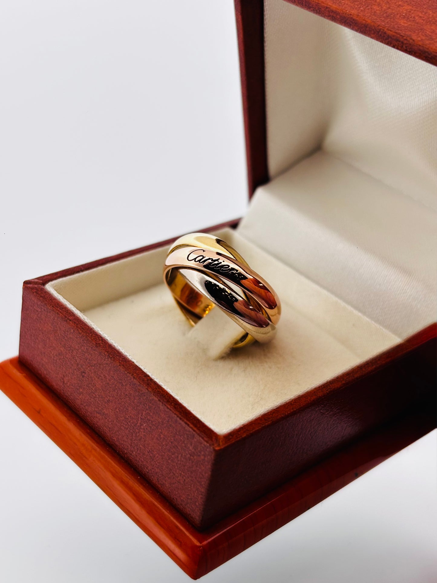 CARTIER – Bague Trinity Or 18K | 3 Ors | Taille 50 | Full Set | 2008