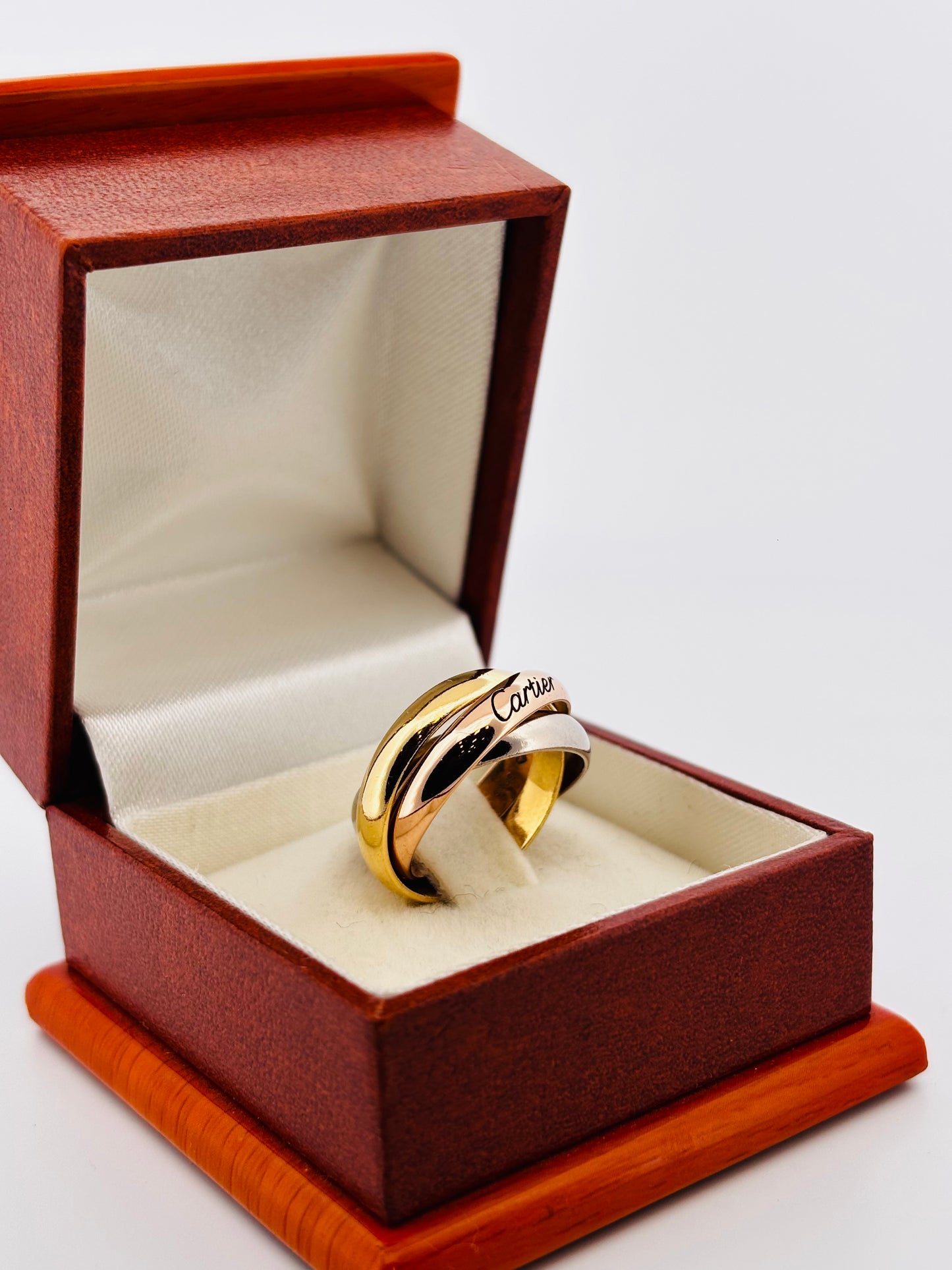 CARTIER – Bague Trinity Or 18K | 3 Ors | Taille 50 | Full Set | 2008
