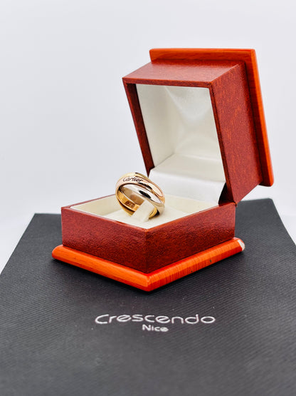 CARTIER – Bague Trinity Or 18K | 3 Ors | Taille 50 | Full Set | 2008