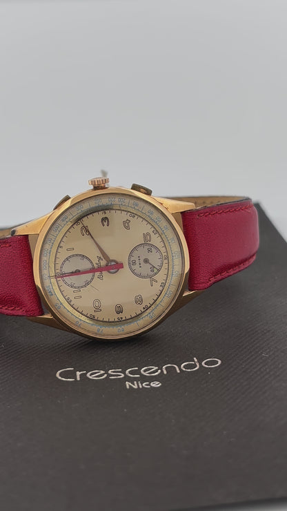 BRK GOLD 18K | Chronographe Suisse | Cadran Champagne