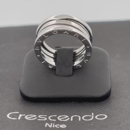 BVLGARI | Bague B.Zero1 | Or blanc 18k | Taille 56 | 10,4 g